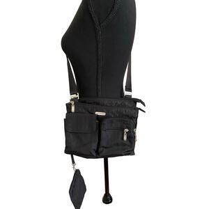 Baggallini Black Crossbody Nylon Adjustable‎ Strap